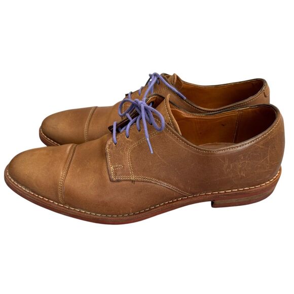Allen Edmonds Oak Street Brown Cap Toe Oxford Dress Shoe Dainite Soles Size 11.5 main image 10